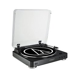 Audio Techinca AT-LP60BK Black Turntable Certified Refurbished