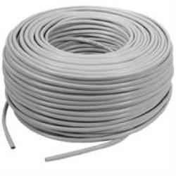 Netix Utp CAT5E Solid Copper 24AWG Ethernet Network Cable Grey- Unshielded Twisted Pair Cable-solid Core 305M Easy Pull Box-colour Grey -please Note-this Is Solid