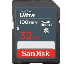 SanDisk Ultra 32GB Sdhc Mem Card 100MB S Uhs-i Class 10 Card