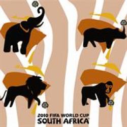 Esquire Official Fifa 2010 Licensed Product - Africa ANIMAL1 Mouse Pad