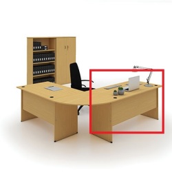 Deals On Express Desk Shell 1500x750 Melamine Oak Compare Prices