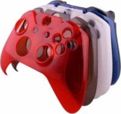 CCMODZ Hard Protective Front Case For Xbox One Controller Transparent Red
