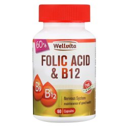 Folic Acid B12 60 Capsules