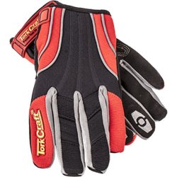 Glove XS Synt.leather Reinforced Palm Spandex Red
