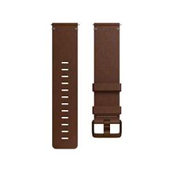 Fitbit Versa Family Accessory Band Official Fitbit Product Premium Horween Leather Cognac Large