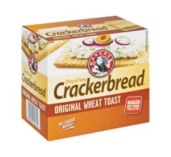 Bakers Crackerbread Savoury Biscuits All Variants 1 X 125G