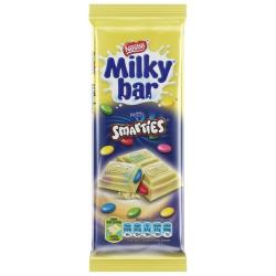 Nestle Milkybar Smarties Chocolate Slab 80 G