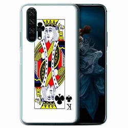 Eswish Gel Tpu Phone Case cover For Huawei Honor 20 Pro king Of Clubs Design playing Cards Collection