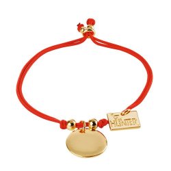 Hunter Bracelet One Size Arezzo Flexible Gold Red