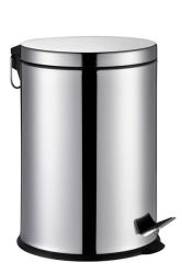 20L Stainless Steel Pedal Bin -red