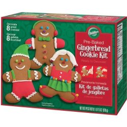 Wilton Holiday Gingerbread Cookie Kit 31 Oz