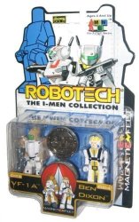 Robotech I-men VF-1A & Ben Dixon Kubrick Figure Set 06100