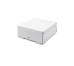 Cake Or Takeaway Box - 50 Units - White - 10 X 10 X 3