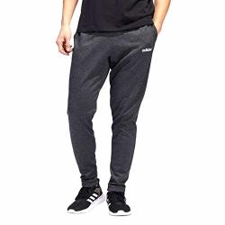 Adidas Men's Tapered Joggers Pants Black white Large