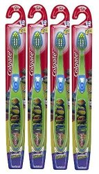 Colgate Kids Toothbrush Ninja Turtles 4 Pack Green
