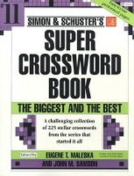 Simon Schuster Super Crossword Book paperback Original