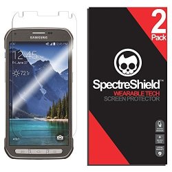 Spectre Shield 2 Pack Screen Protector For Samsung Galaxy S5 Active Accessory Samsung Galaxy S5 Active Case Friendly Full Coverage Clear Film