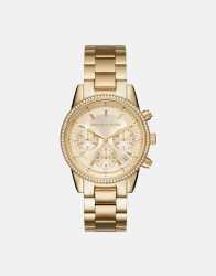 Ritz Round Watch - One Size Fits All Gold