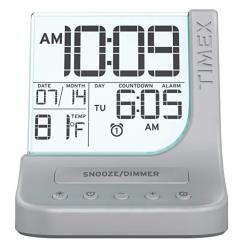 Timex T125SC Color Changing Dual Alarm Clock With 1A USB Charge