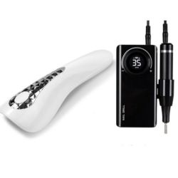 Rechargeable Electric Nail Drill Machine& Uv Nail Lamp Dryer Machine