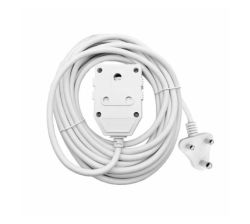 - Extension Cord Dbl White 10A 10M - 2 Pack