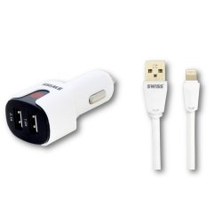 SWISS - Mobile 3.1AMP Dual USB Car Charger