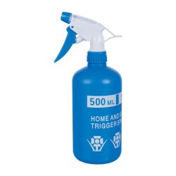 Spray Bottle - Trigger Sprayer - Bpa Free Plastic - Blue - 500ML - 6 Pack