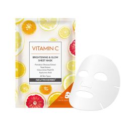 Neutriherbs Vitamin C Brightening and Glow Sheet Mask 5 Masks