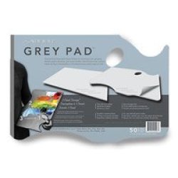 Grey Pad Hand Held Disposable Paper Palette