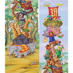 Jolly Kids Floor Puzzle: Number Tower 20pc