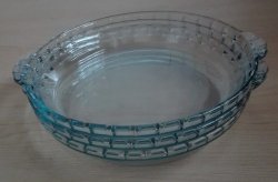 Marinex Fluted Round Glass Pie Dish