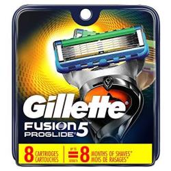 Gillette FUSION5 Proglide Mens Razor Blade Refills 8 Count Packaging May Vary Mens Fusion Razors Blades - 8 Cartridge