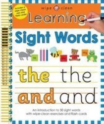 Learning Sight Words - Wipe Clean Spirals Paperback