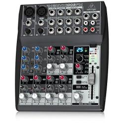 Behringer Xenyx 1002fx Premium 10-input 2-bus Mixer With Xenyx Mic Preamps British Eqs And 24-bit Multi-fx Processor