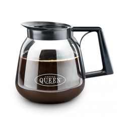 Coffee Queen Spare 1.8L Glass Filter Coffee Decanter - Crem Logo