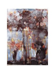 Bk Carpets & Rugs - Modern Abstract Style Indoor Rug 2M X 2.9M - Rustic Bronze Blue Grey & Yellow