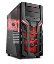 Sharkoon DG7000-G Atx Gaming Case With Red