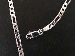 60 Cm Long Solid Sterling Silver Chain