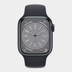 Apple Watch Series 8 Gps + Cellular 45MM Midnight Aluminium Case With Midnight Sport Band - Regular