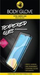 Body Glove - Oppo A15 Tempered Glass Screenguard - Black
