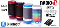 Portable Bluetooth Wireless Multimedia Speaker With Usb Sd Card And Fm Radio Stock