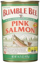Bumble Bee Salmon Pink Canned 14.75-OUNCE Cans Pack Of 4