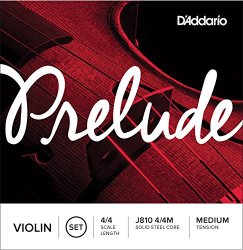 D'Addario Prelude Violin String Set 4 4 Scale Medium Tension