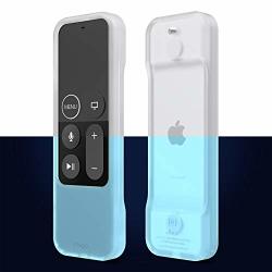 Elago R1 Intelli Case Compatible With Apple Tv Siri Remote 4K 4TH 5TH Generation Nightglow Blue - Magnet Technology Shock Absorption Lanyard Included