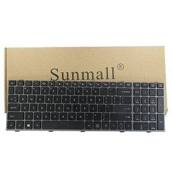 Sunmall New Laptop Keyboard With Frame For Hp Probook 4540S 4540 4545S Series Compatible With Part Number 702237-001 683491-001 701485-001 Grey Frame Us Layout