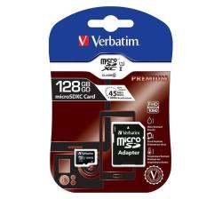 Verbatim Premium Memory Card 128GB Microsdxc Class 10 Uhs-i