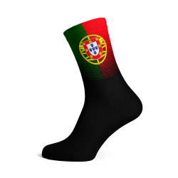 Portugal Flag Socks - Small Black