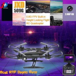 Jxd 509g 2.4g 4ch 6-axis Gyro 5.8g Fpv Built-in Height Locking Flight Rc Quadcopter With 2.0mp Hd Ca