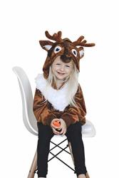Comfycamper Reindeer Costume For Girls Boys And Kids 10-12 Years
