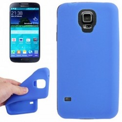 Tuff-Luv Blue Silicone Gel Skin Case For Samsung Galaxy S5